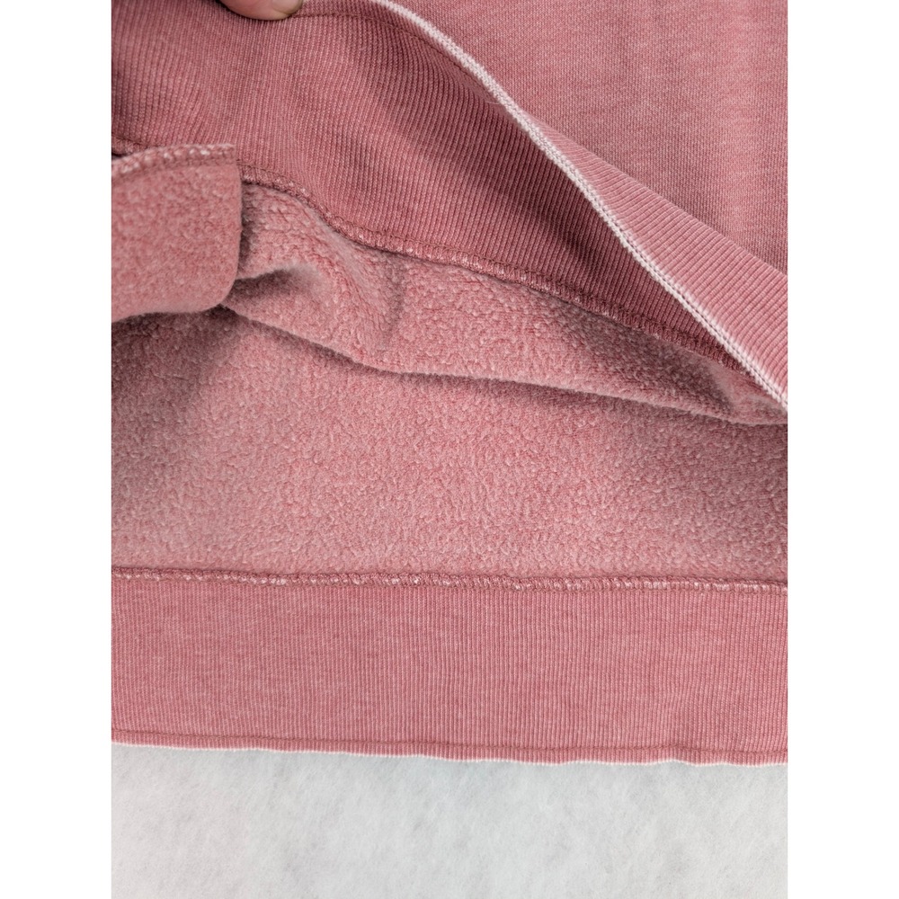 Southern Fried Cotton Womens XL Washed Pink Oversized Sweatshirt Pockets - Picture 5 of 9